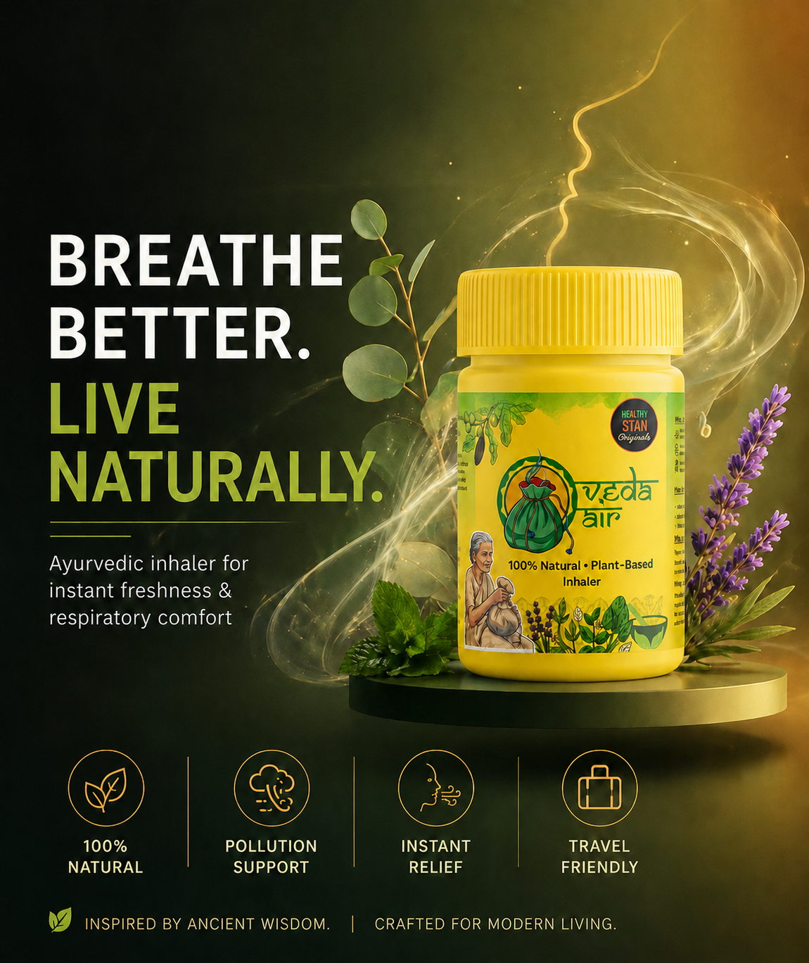 VedaAir Ayurvedic Inhaler